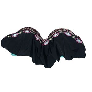 Black Strapless Bikini Top size XS NWT